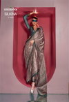 Silkina By Kreshva Satin Kashmiri Prints Saree Wholesale Market Surat